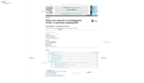 Where is the research on connecting game worlds?—A systematic mapping study
